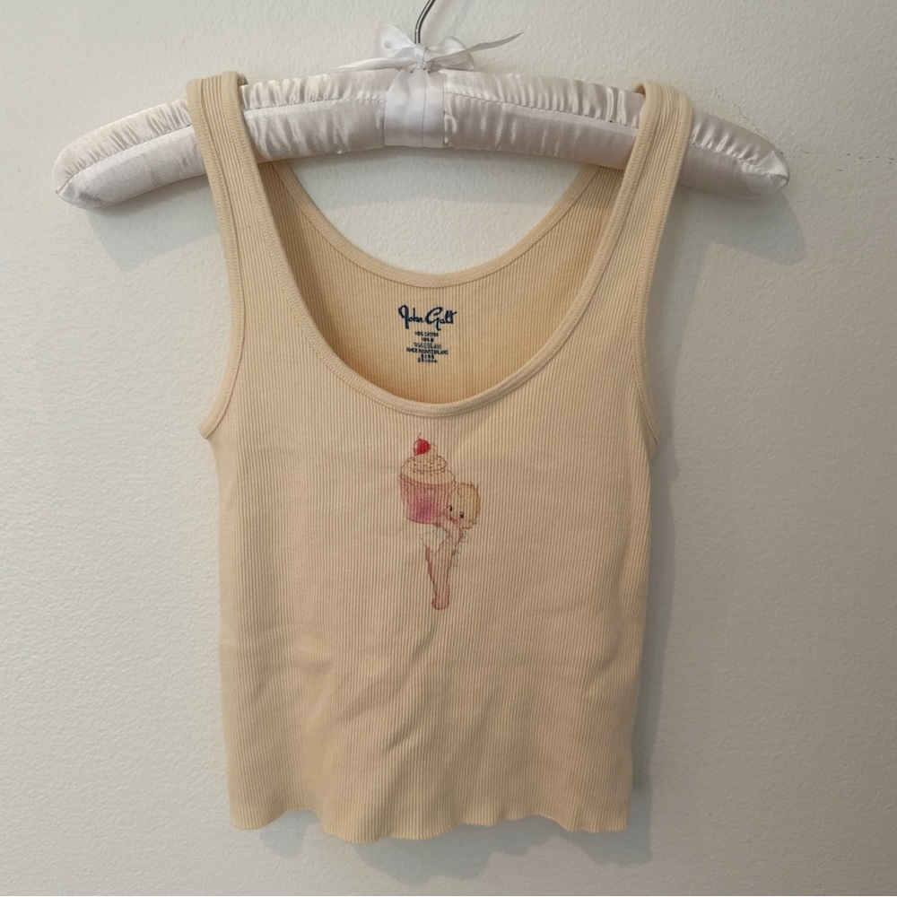 Brandy Melville John Galt Angel Cupcake Tank Top